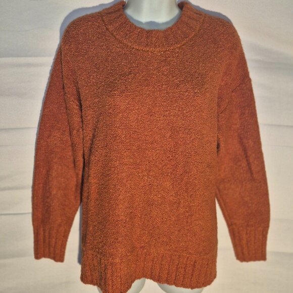 OLD NAVY beautiful Orange High Pile oversized sweater in size small NWT - Picture 5 of 8
